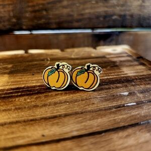 B1G1! Autumn Pumpkin Stud Earrings!